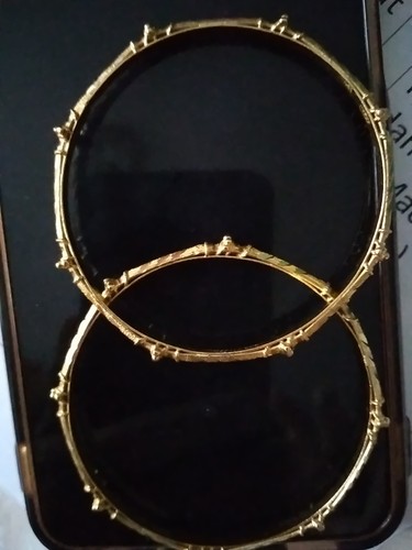 Gold bangles 87grams - gold, 21