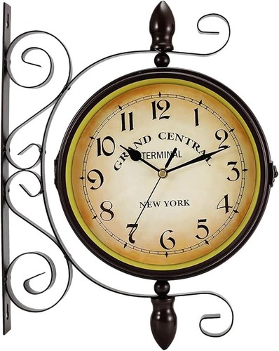 Double sided wall clock - double-sided, 8