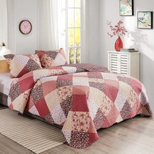 Qucover Quilted Bedspread King