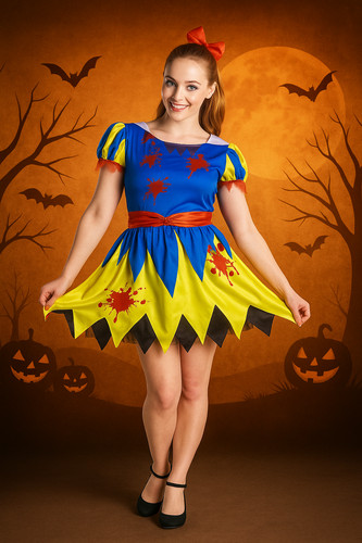 Snow fright halloween costume - halloween,