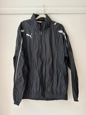 Puma SportLifestyle Men’s Windbreaker Jacket Size Medium Black Running Gym