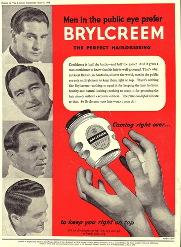1953 advert for brylcreem - advert,