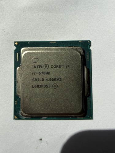 Intel core 6700k - i7-6700k, 4.00gh2