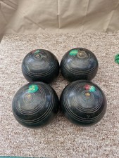 Henselite Super-Grip Size 4 Lawn Bowls W/ Net Bag