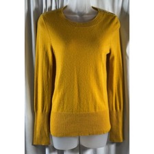 FENN WRIGHT MANSON 2-Ply Cashmere Mustard Yellow S sustainable 73-75