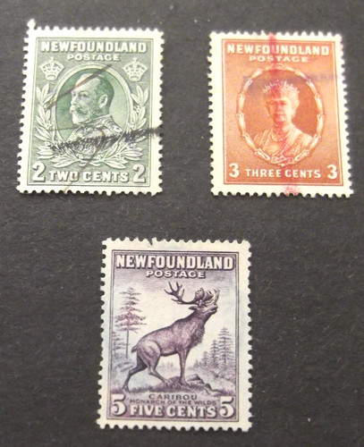 Newfoundland 1932 issues used - newfoundland-1932, issues-used