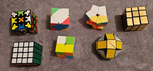 Assorted cube twisty puzzles - assorted,