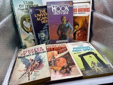 VTG 1950s-80s Science Fiction Fantasy  SCI-FI Book mixed authors/titles Bundle