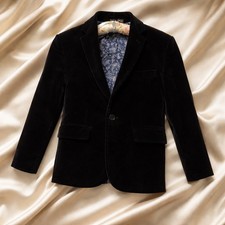 Boys Velvet Blazer Kid Suit