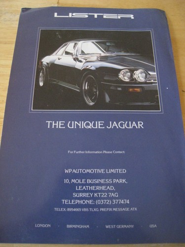 Lister the unique - jaguar, wp
