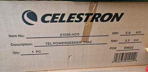 Celestron powerseeker 70az - celestron,