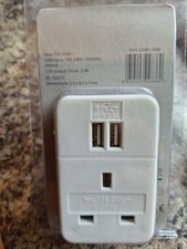 13amp socket adaptor plug with - plug,