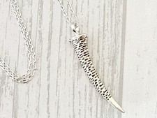 24" Long Large Tusk Necklace