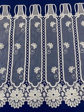 Embroidered Lace Cafe Net