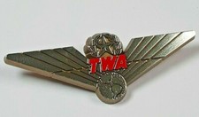 Trans World Airlines Junior Kids plastic wings badge  Childrens pilot TWA - USA