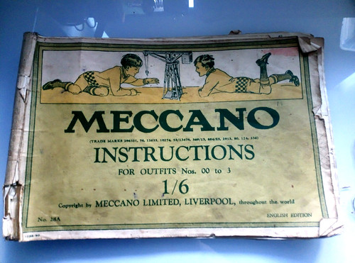 Meccano 1928 instruction book - instruction,