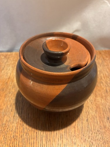 Studio pottery sugar bowl - studio,