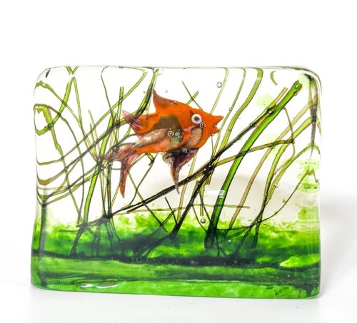 Vintage murano glass fish - vintage,