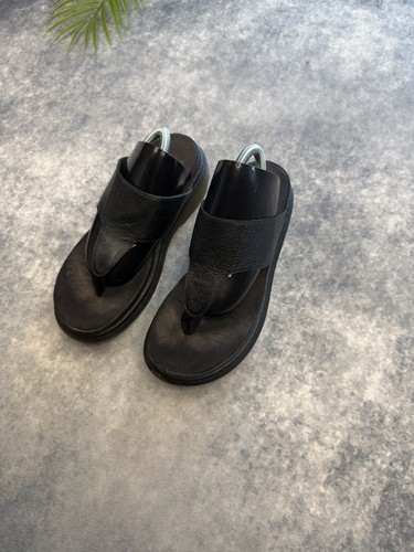 Martens black leather - dr,