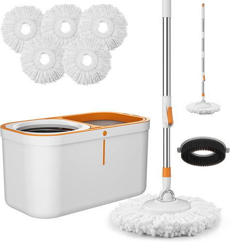 Spin mop and bucket with - bucket,