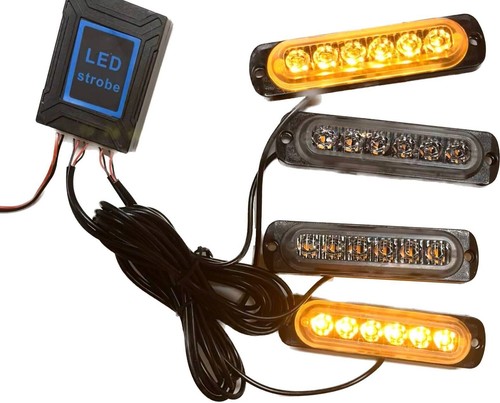 Strobe led lights flashing - x,