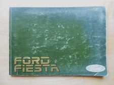 GENUINE 1984 FORD FIESTA MK2 BASE L GHIA XR2 GLOVEBOX OWNERS HANDBOOK  ~ 16 pics