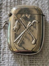 Vintage Silver Golf Clubs And