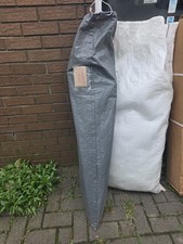 Ventura Atlantic Burgundy Awning And Set Of Poles Size 14 To 16