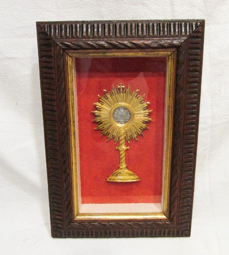19th century golden monstrance - century,
