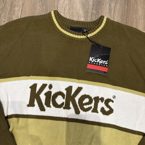 Kickers green knitted jumper - knitted,