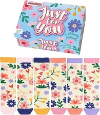 United Oddsocks Just For You 6 Odd Socks Gift Box-Ladies Size 4-8