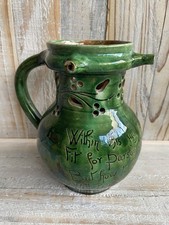 E.B. Fishley Fremington North Devon Slipware Art / Studio Pottery Puzzle Jug A/F