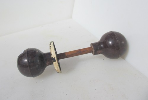Vintage bakelite door knobs - door,