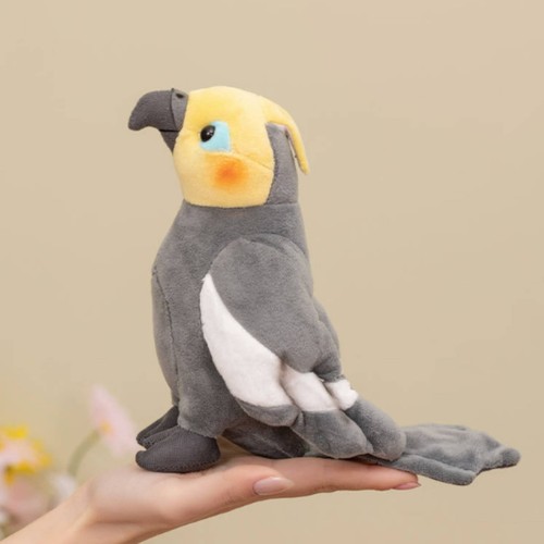 Gray cockatiel stuffed plush - stuffed,