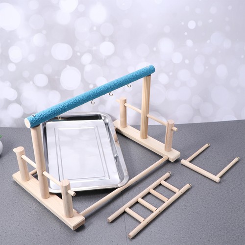 Bird play stand - play, wooden