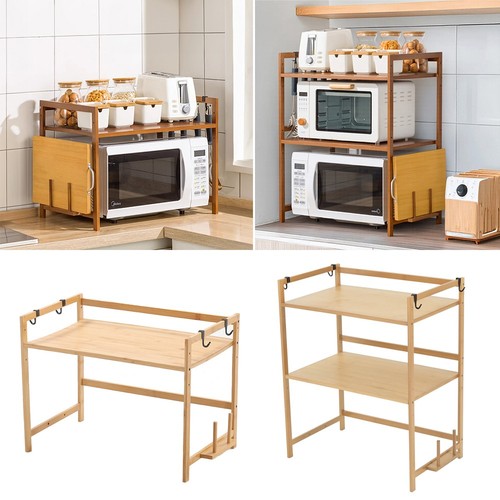 Desktop bamboo microwave - bamboo, oven
