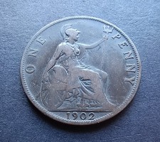 1902 One Penny Low Tide - King