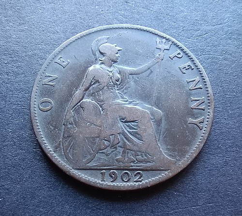 1902 one penny low tide - one,