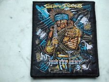 SUICIDAL TENDENCIES  PATCH Original 1989 Vintage Aufnäher 12x10cm S.O.D.  Metal 