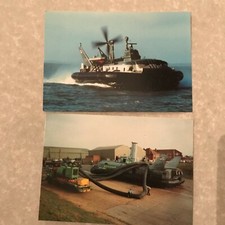 Hovercraft  postcards Saunders Roe Isle of Wight navy BH7 royal ship boat navy