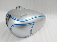 For Triumph 5T Speed Twin Silver Painted Steel Petrol Tank With Fuel Cap GEc