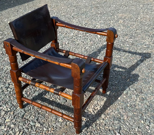 Vintage mid century leather - century,
