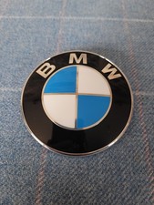 Bmw Bonnet Emblem Badge 74mn Genuine Oem Part 51148132375 Original Colour Chrome