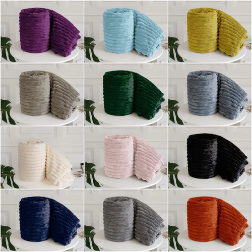 Chunky cord ribbed fleece - chunky,