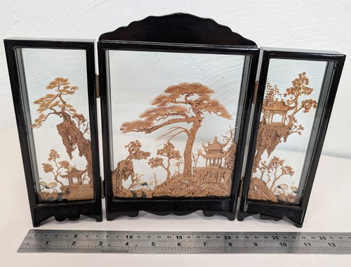 Vintage folding oriental hand - vintage,