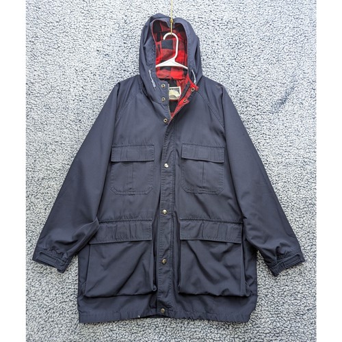 Vtg canvas chore coat size - size, xl
