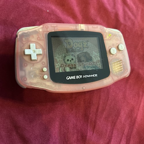 Nintendo game boy advance pink - game,