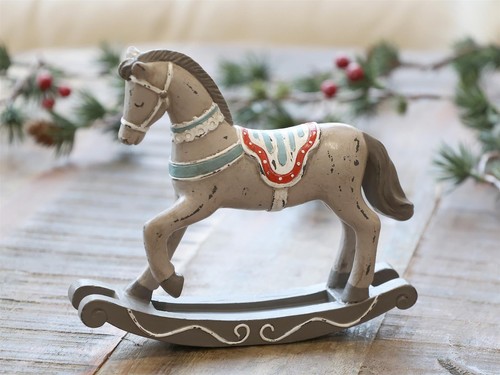 Vintage rocking horse - rocking,