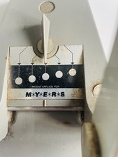 Adjustable Vintage office hole punch Myers brand