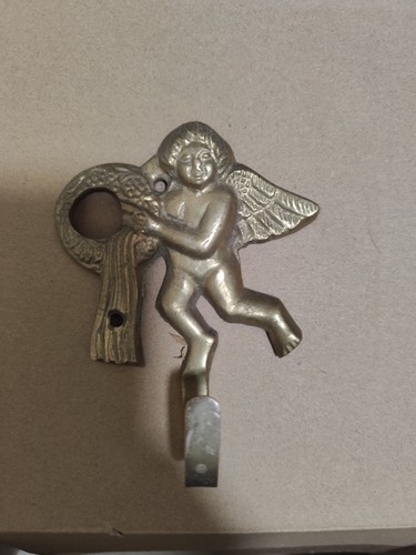 Vintage brass cherub - vintage, angel